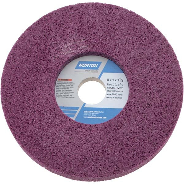 NORTON Norton 66253019366 Surface Grinding Wheel 46 Grit 8 in
