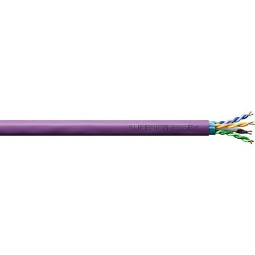 SUPERIOR ESSEX Superior Essex 6A-272-7B Cat6a Plenum Cable 1000 Ft Blue