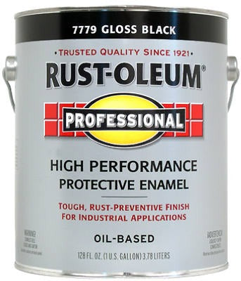 RUST-OLEUM Rust-oleum 7779-402 Gloss Black Enamel Coating 1 Gallon