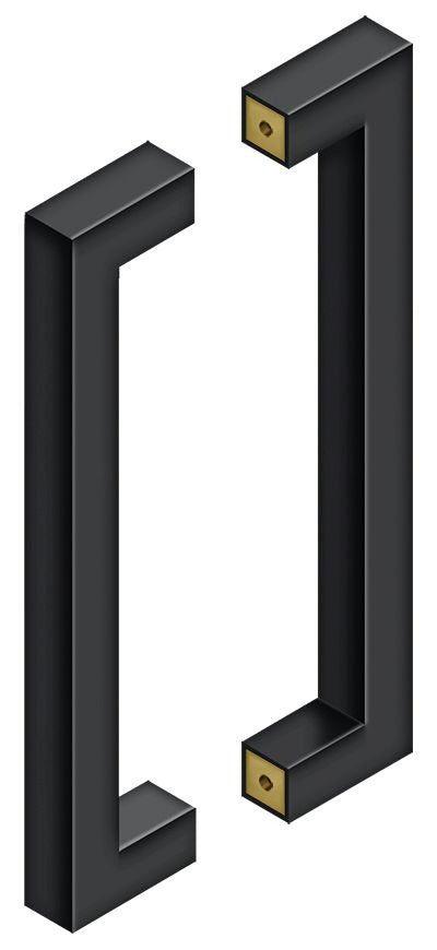 DELTANA Deltana SSPBB1210U19 12in Back to Back Pull Black