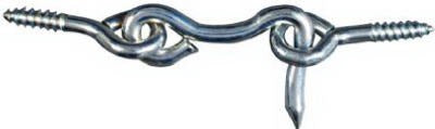 NATIONAL HARDWARE National Mfg N117-820 Hook and Eye 1 Inch 2 Pack