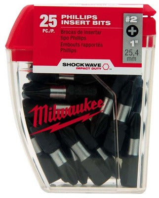 MILWAUKEE Milwaukee 48-32-4604 Phillips Insert Bit 1 Inch 25 Pack