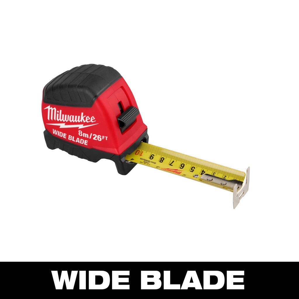 MILWAUKEE Milwaukee Tool 48-22-1226 Tape Measure 26 Ft