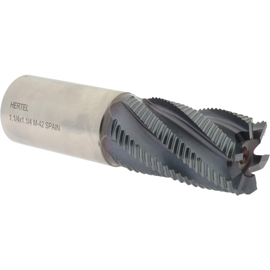 HERTEL Hertel 91196469 Roughing End Mill 1-1/4 in Cobalt Ticn