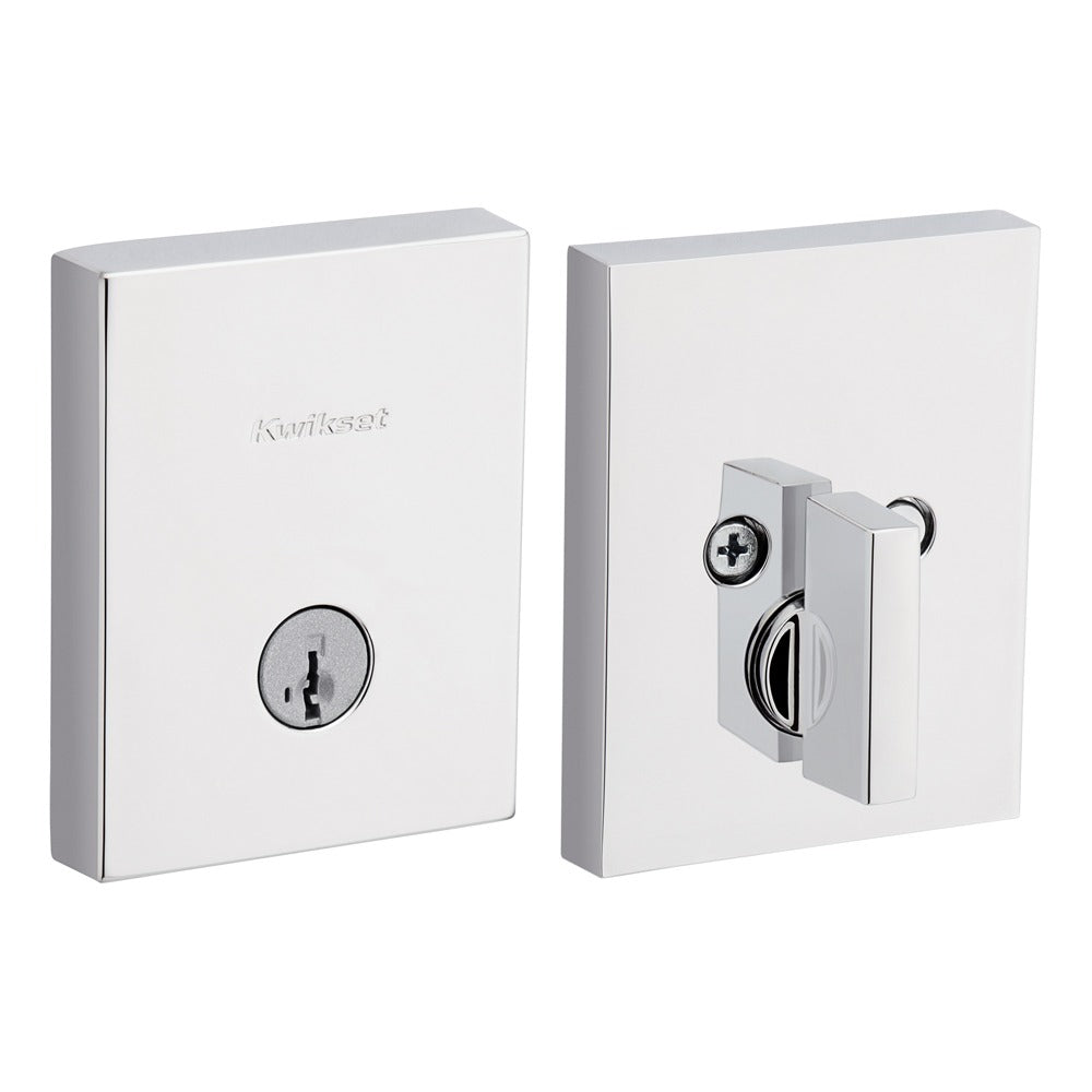 KWIKSET Kwikset 258RCT-26S.STRKP Deadbolt Smartkey Bright Chrome