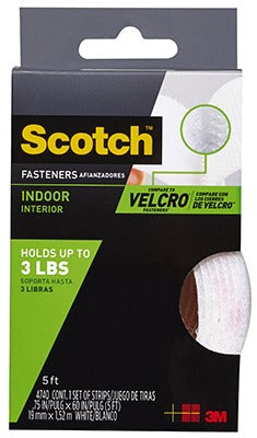 3M 3M Company RF4740 Indoor Reclosable Fastener Strip White