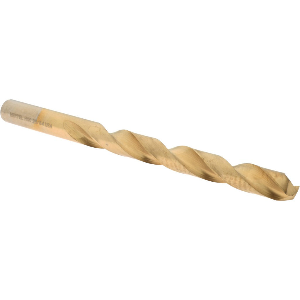 HERTEL Hertel 04141164 Cobalt Jobber Drill Bit 25/64 Inch