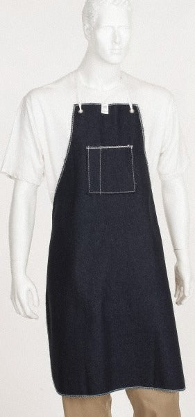 ANSELL Ansell 57-003 Disposable Bib Apron Universal Blue Denim