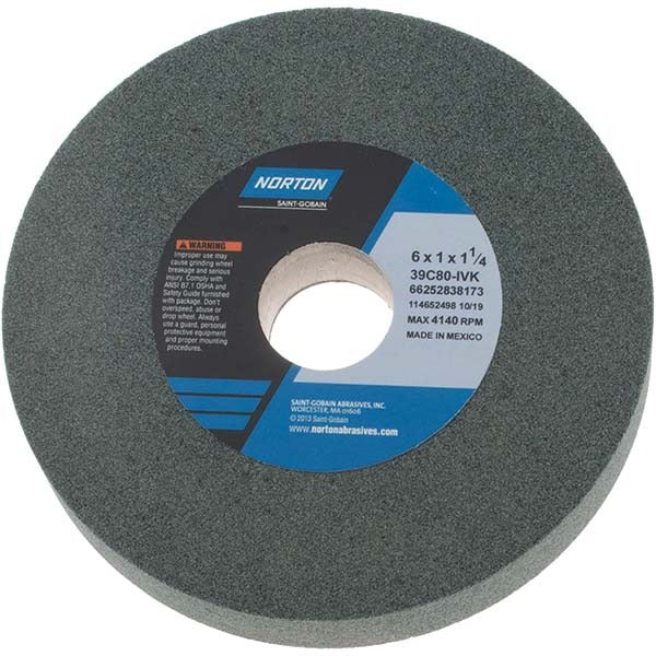 NORTON Norton 66252838173 Surface Grinding Wheel 80 Grit 6in