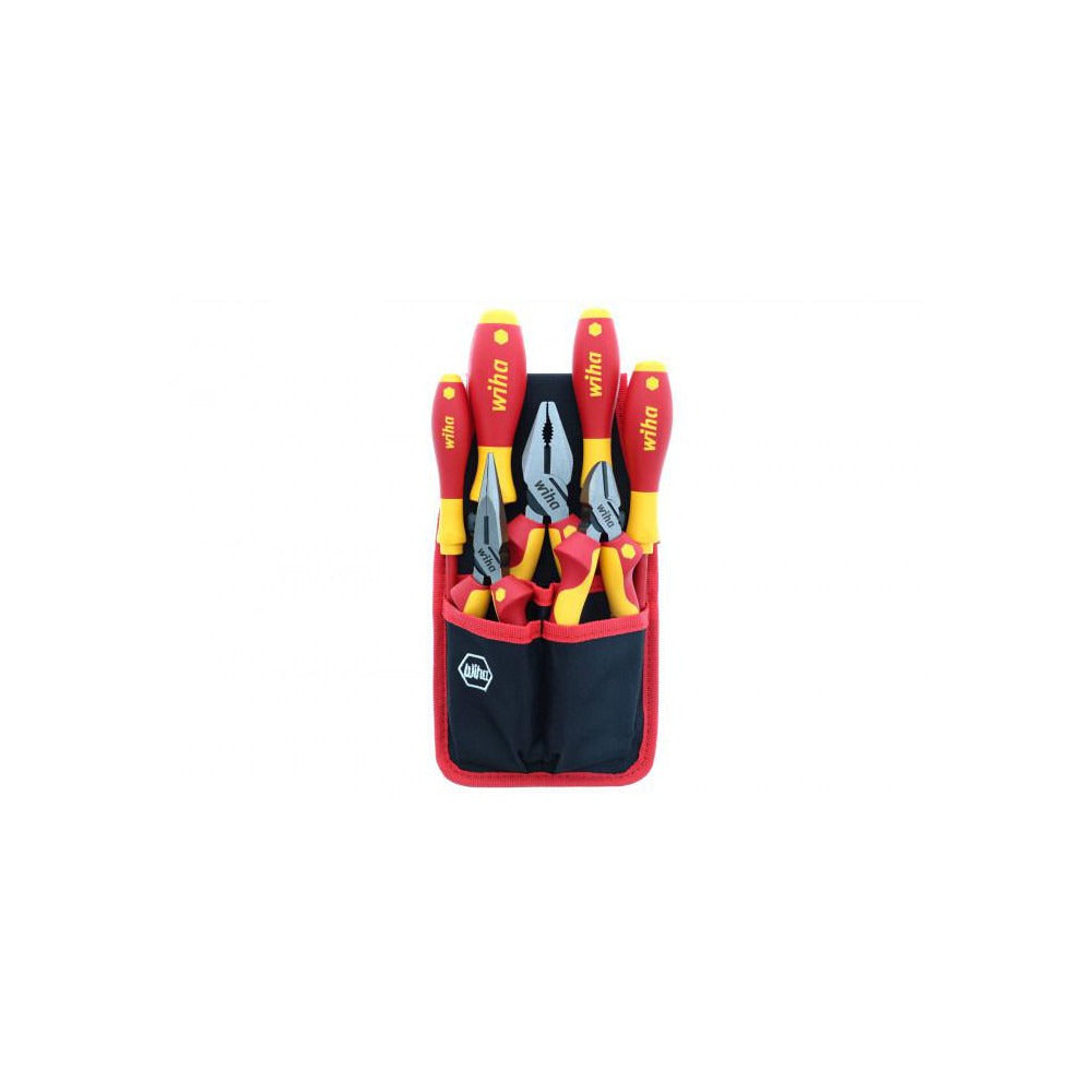 WIHA Wiha 32985 Insulated Plier Screwdriver Set 7 Pc