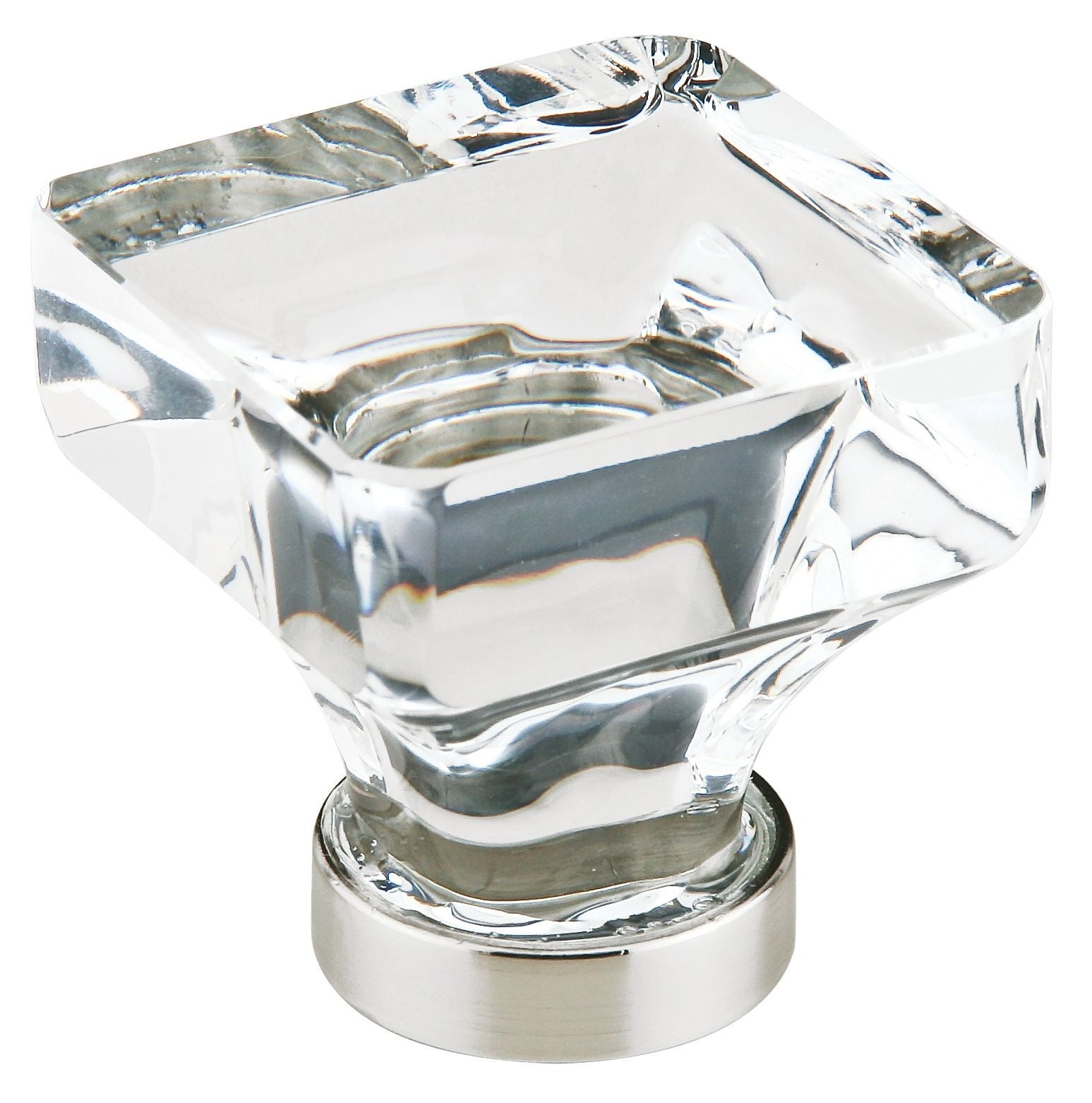 EMTEK Emtek 86404US15 Square Cabinet Knob Satin Nickel