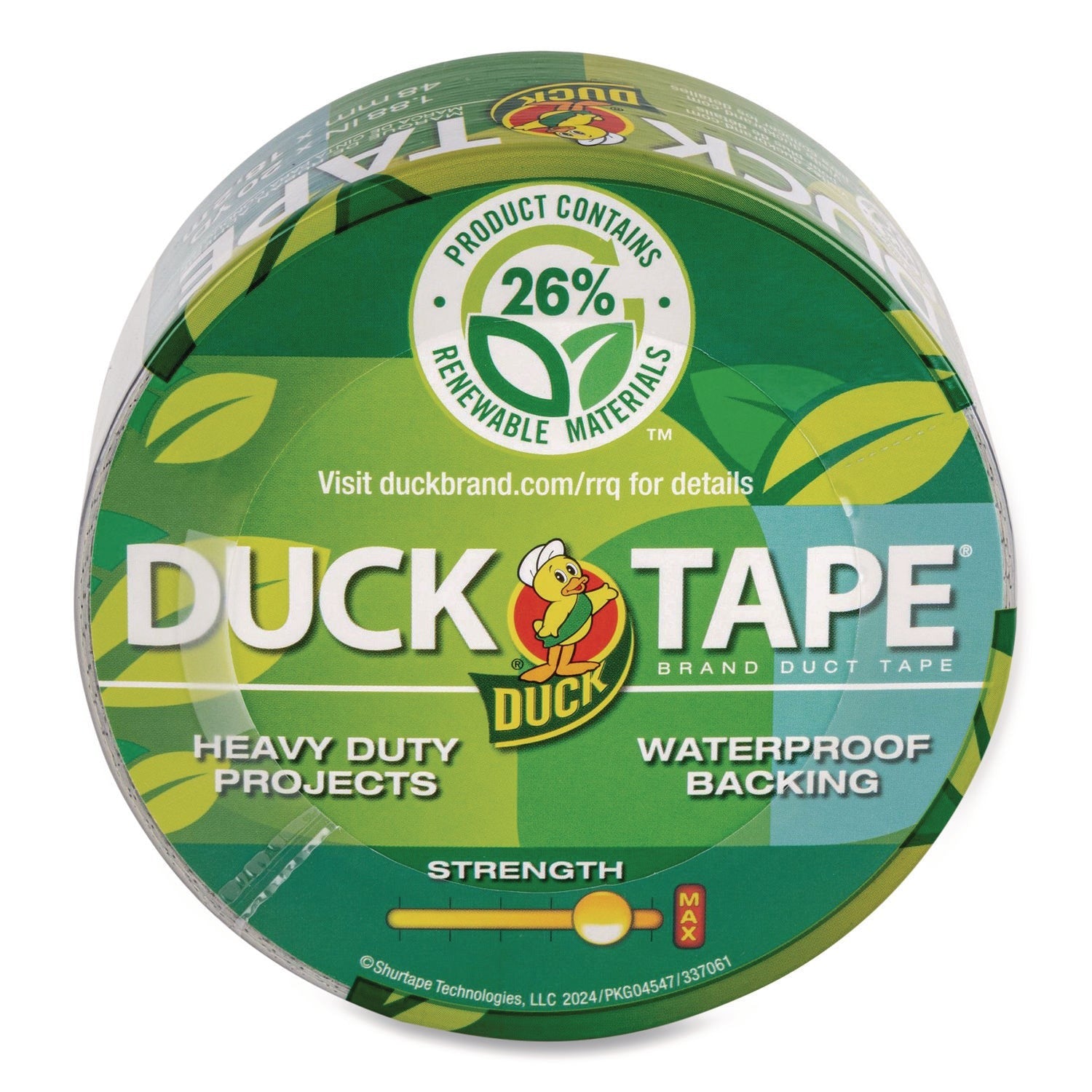 DUCK Duck DUC243066 Renewable Material Duck Tape (1.88 in x 20 yd, 1 Roll) DUC243066