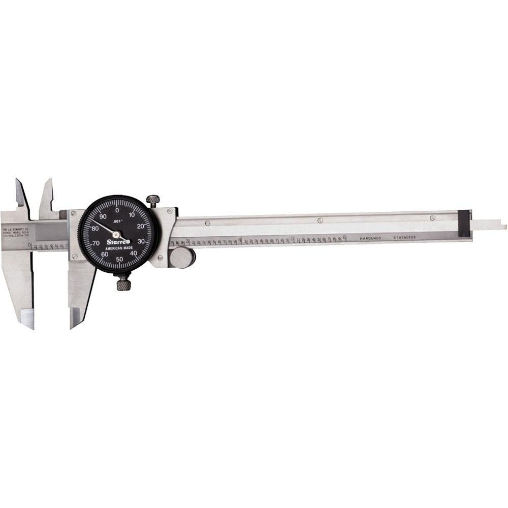 STARRETT Starrett 64515 Dial Caliper 6 Inch Stainless Steel
