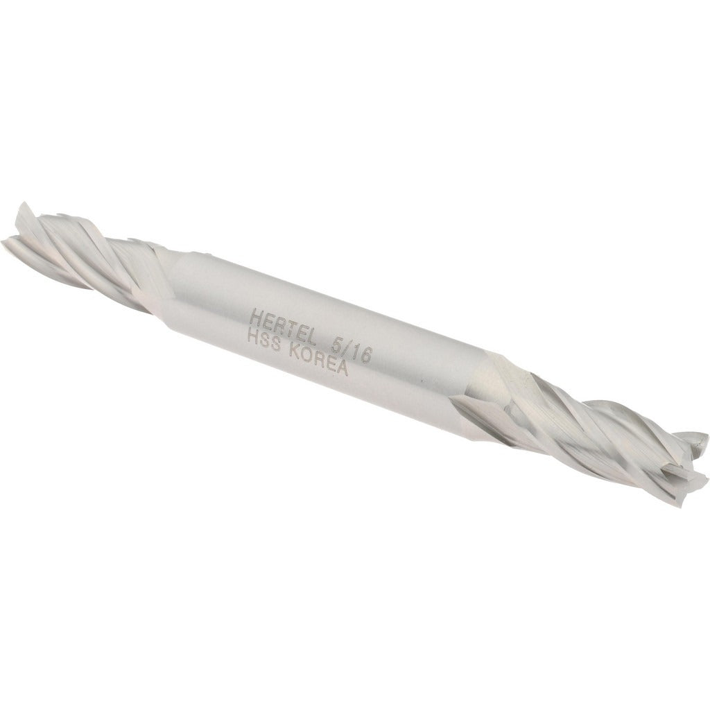 HERTEL Hertel E1053020 Square End Mill 5/16 Inch 4 Flute Hss
