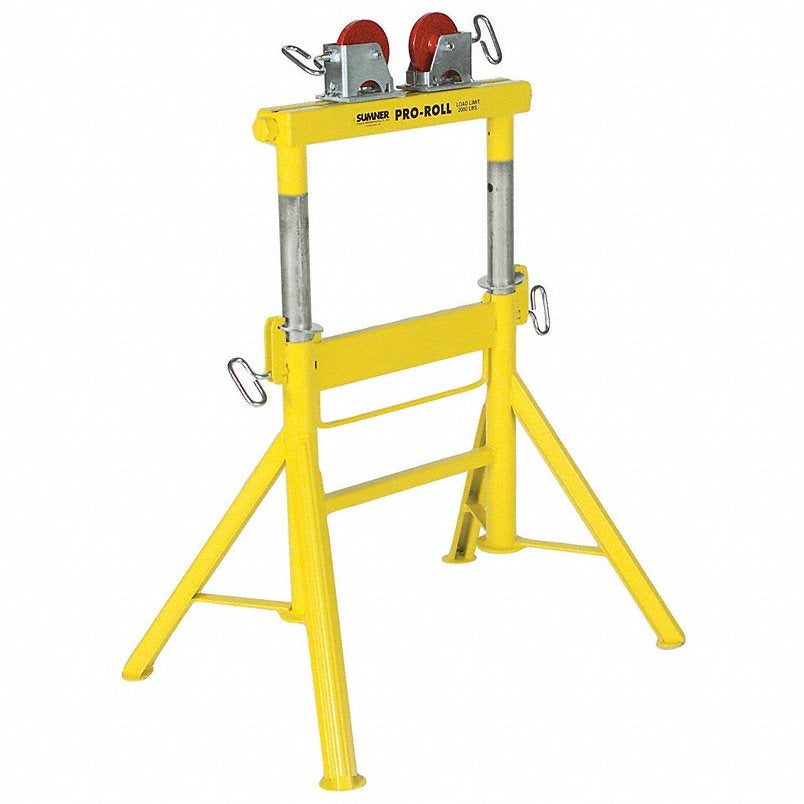SUMNER Sumner 4375swh Roller Head Pipe Stand 1000 Lb