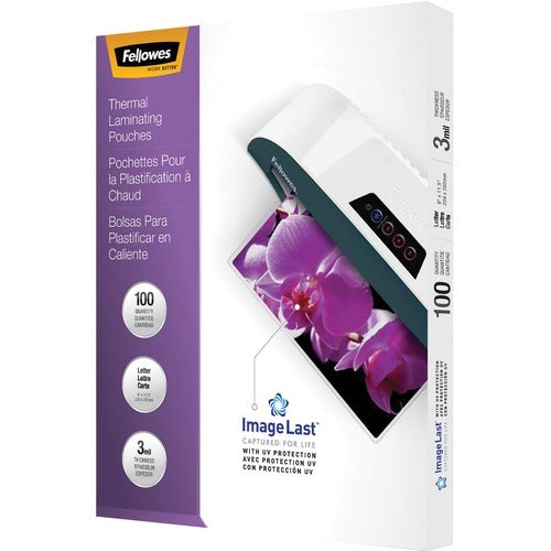 FELLOWES Fellowes FEL52454 Laminating Pouches Letter 3 Mil 100 Pack