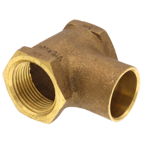 Everflow FFCT0034-NL 3/4 FxFxC Cast Brass Tee (Lead Free)