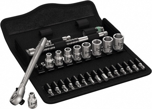 WERA Wera 05004021001 1/4 Inch Drive Socket and Bit Set