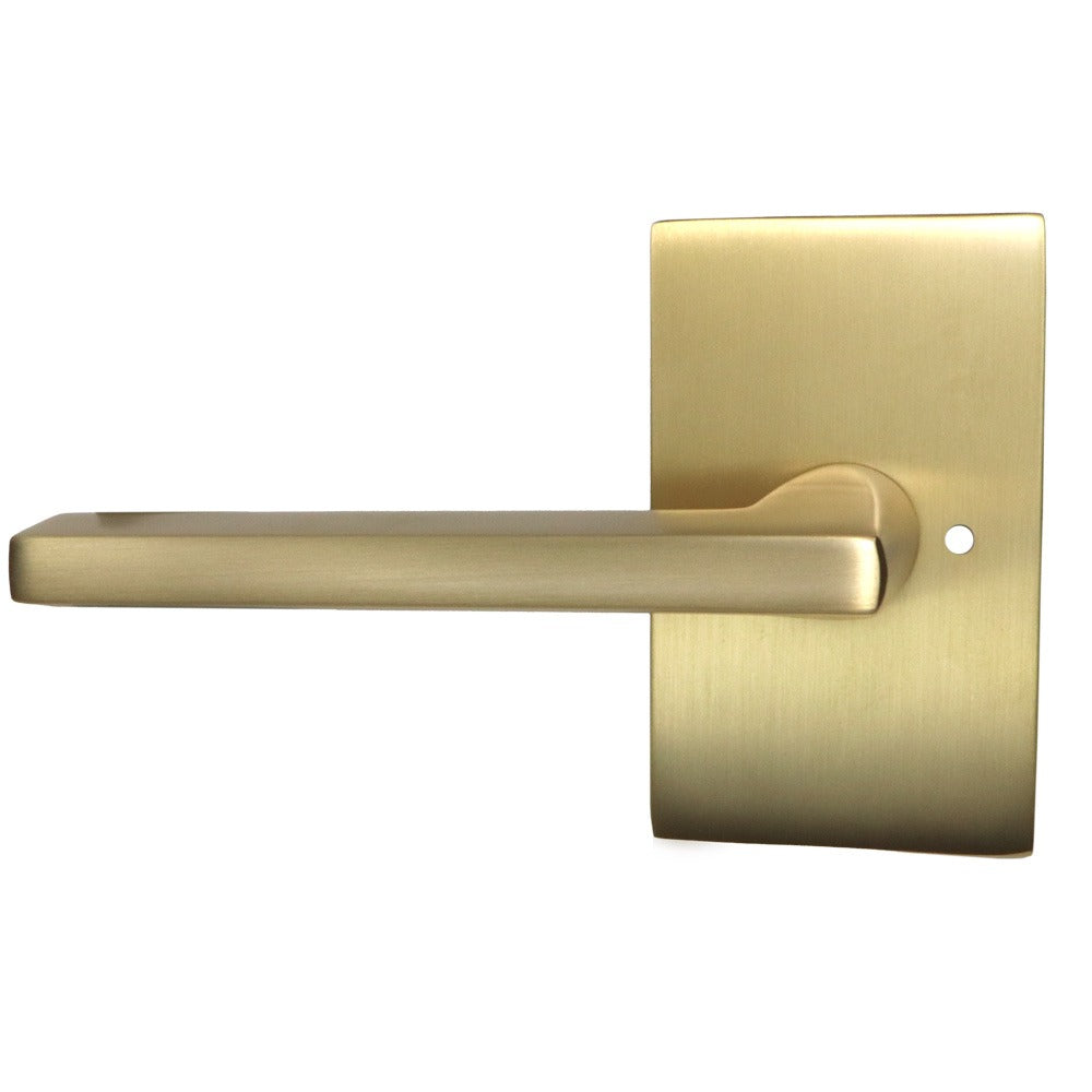 EMTEK Emtek 5212HLOUS4LH Helios Lever Privacy Set Satin Brass