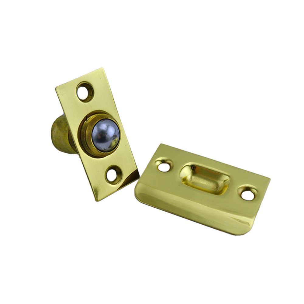 IVES Ives 347B3 Dual Adjustable Ball Catch Bright Brass
