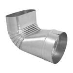 LUKJAN Lukjan ob750706 Oval Round Duct Boot Elbow 7x6 Inch