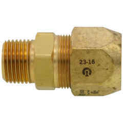 TracPipe FGP-SFST-500 Straight Fitting 1/2 Inch MNPT x TracPipe PS-II/CounterStrike End 2-1/8 Inch Length