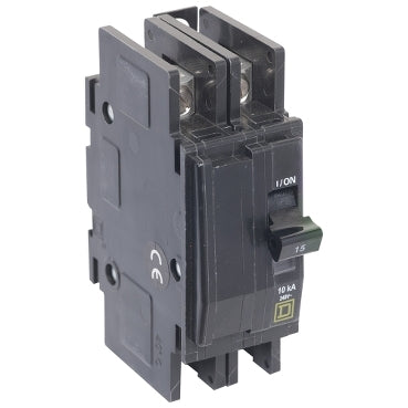 Square D QOU235B Mini Circuit Breaker 35A 2 Pole 120/240VAC 10kA Bulk Pack