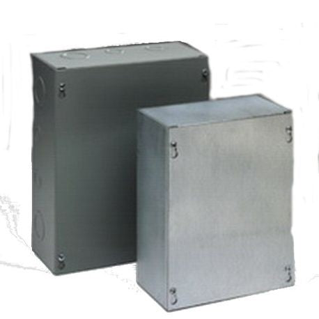 B-Line 664SCGVNK Junction Box, NEMA 1, Screw Cover, 6 in H x 6 in W x 4 in D