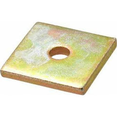 B-Line B200ZN Square Washer, 5/16 in, 3/8 in ID, Steel