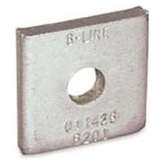 B-Line B202ZN WASHER SQ 1/2IN 9/16IN STL 1/2IN BOLT