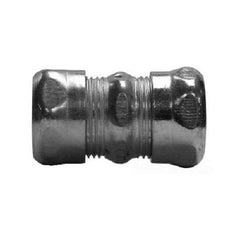 Crouse-Hinds 663 Compression Coupling, 1-1/4 in, For Use With EMT Conduit, Steel, Zinc Plated