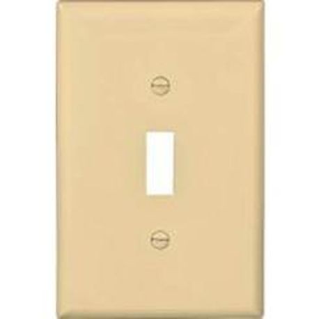 EATON 2034LA-BOX Eaton Wiring Devices Mid-Sized Toggle Switch Wallplate 1 Gang