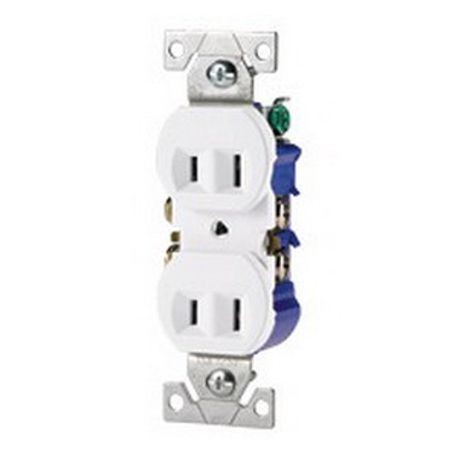 EATON 736W-BOX 736 Duplex Non-Grounding Straight Blade Receptacle 125 VAC 15 A 2 Poles 2 Wires