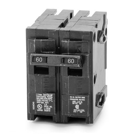 Siemens Q260 QP/MP Circuit Breaker, 120/240 VAC, 60 Amp, 10 kAIC, 2 Poles