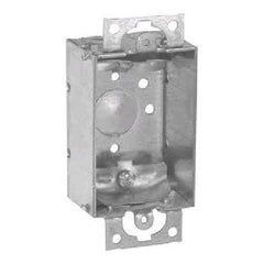 Crouse-Hinds TP114 Non-Gangable Switch Box Steel 7.5 Cubic Inch