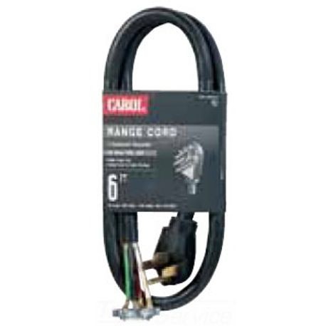 Cord 00606.63.01 Range Cord 4 Wire 6-6-8-8 AWG 6 ft NEMA 14-50P Plug 250 Volt