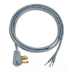 Cord 04803.73.10 Power Supply Cord 16 AWG/3 Conductor 3 ft NEMA 5-15P Right Angle Plug 125 Volts