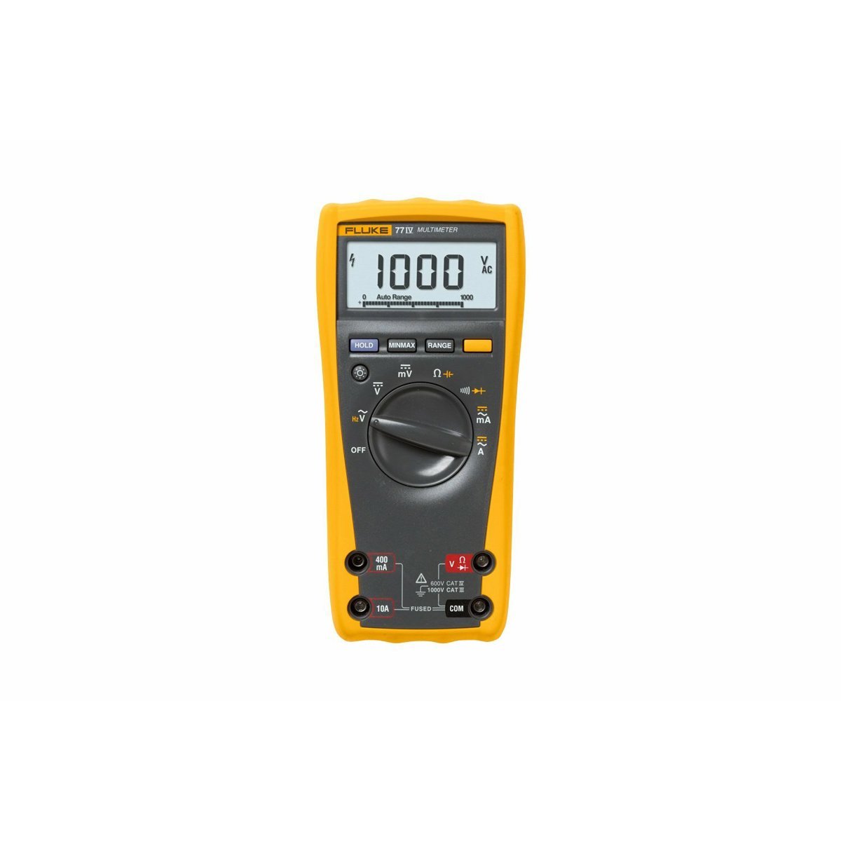 Fluke FLUKE-77-4 Industrial Digital Multimeter, CAT III, 1000V