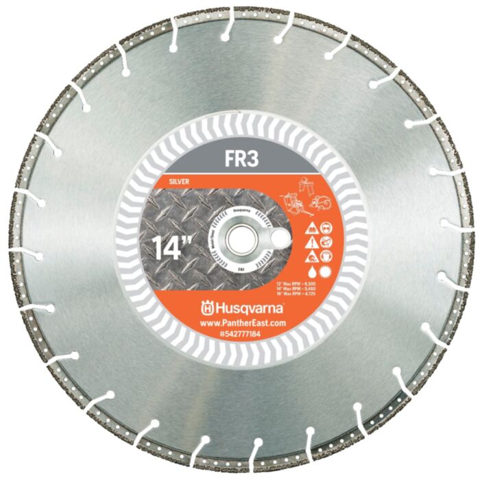 Husqvarna 542777184 Metal Cutting FR3 Fire Rescue Diamond Blade