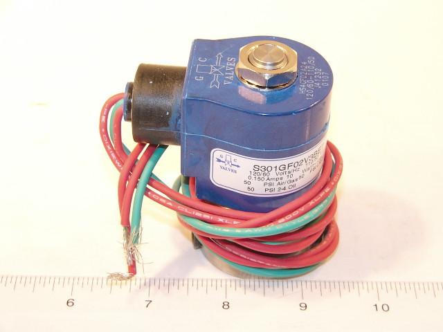 GC Valves S301GF02V3BE7 Solenoid Valve 120V N/C for AIR/WTR/OIL