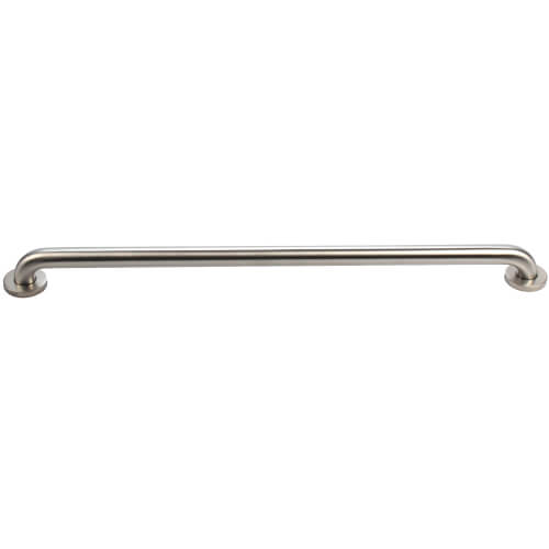 Jones Stephens G13136 Grab Bar Satin Finish 36 Inches with Concealed Snap-On Flange