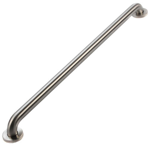 Jones Stephens G13136 Grab Bar Satin Finish 36 Inches with Concealed Snap-On Flange