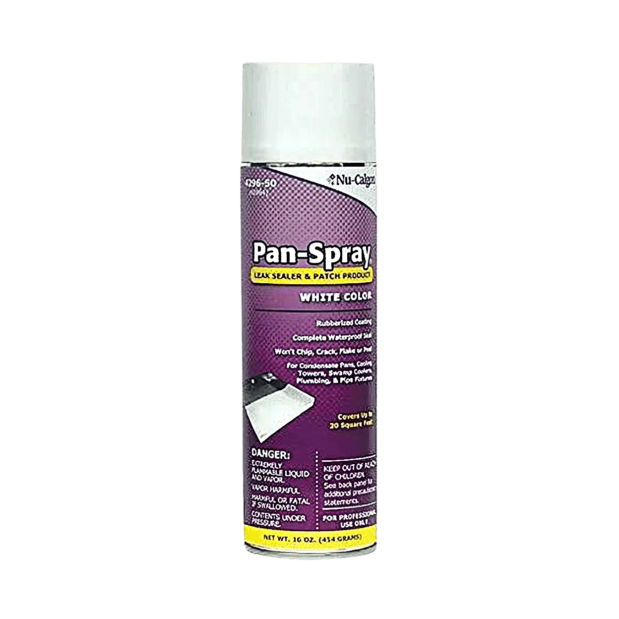 Nu-Calgon 4296-50 Pan Spray White, 16 oz Aerosol