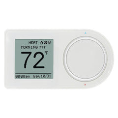 Lux GEO-WH-003 Heating and Cooling WiFi Thermostat Dual Mount