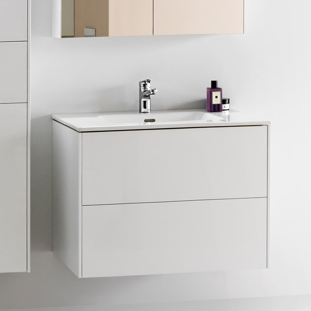 LAUFEN Laufen H8649612601041 Combipack 800 mm Slim washbasin with Base vanity unit 2 drawers