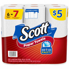 True Value TV216279 6PK Scott Paper Towels Choose-A-Size