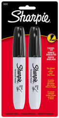 True Value 38262 2-Pack Sharpie Black Chisel-Tip Permanent Markers