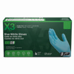 True Value X344100 100CT MED BLU NIT GLOVE