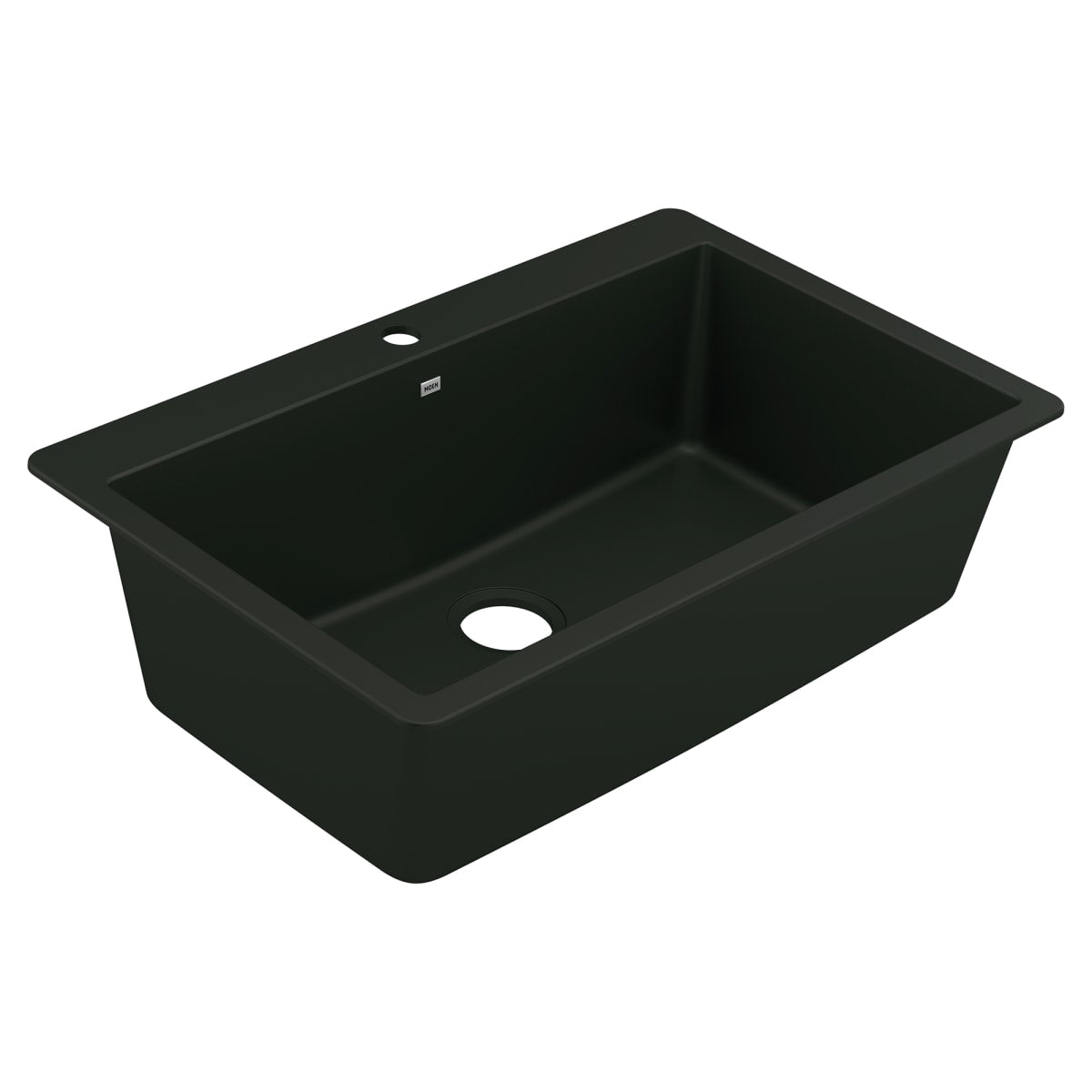 Moen GGB3026B Host Granite Dual Mount Single Bowl Sink