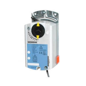 SIEMENS GIB136.1U Electronic Damper Actuator 24V 310 LB-IN AUX